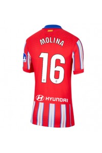 Atletico Madrid Nahuel Molina #16 Voetbaltruitje Thuis tenue Dames 2024-25 Korte Mouw